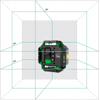 Профессиональный лазерный уровень ADA LaserTANK 4-360 GREEN Ultimate Edition